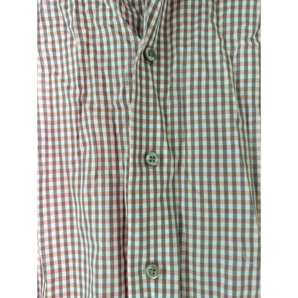 Kenneth Cole Reaction Long Sleeve Shirt Medium button plaid - Picture 3 of 3